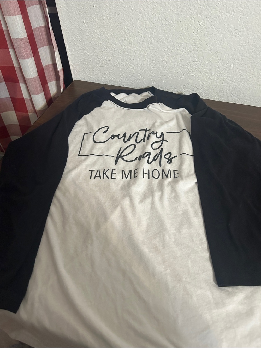 Life Clothing Co. Country Roads Take Me Home Tee - Black & White